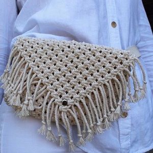 Handmade Macrame Belt Bag